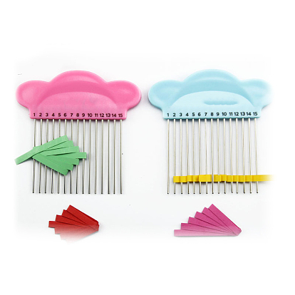 Paper Quilling Combs, DIY Paper Carding Craft Tool,  Creat Loops Accessory, for Macrame