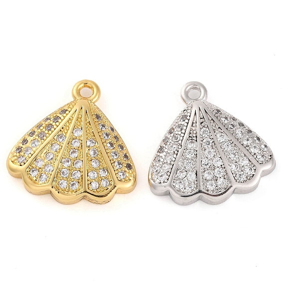 Стойка металлическая латунная микропрофилированная кубическая циркония подвески, без кадмия и без свинца, долговечный, формы раковины