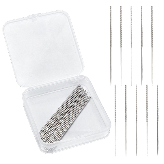 24 шт. 2 стили картонная коробка стальные иглы, поделки швейные принадлежности