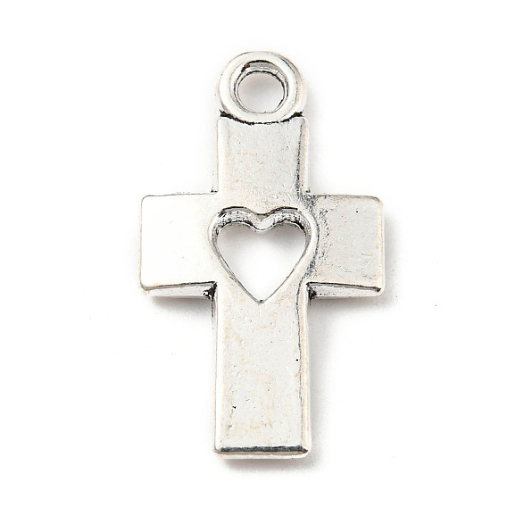 Сплавочные подвески тибетского стиля, крестик