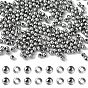 304 perles rondes serties en acier inoxydable, les perles d'entretoise, pour la fabrication de bijoux artisanaux