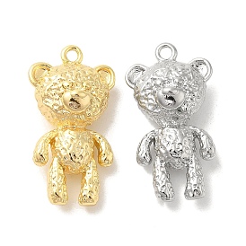 Brass Pendants, Bear Charms