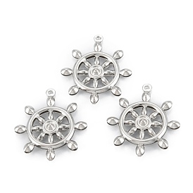 316 Surgical Stainless Steel Pendants, Sailing Plate