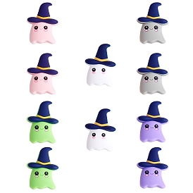 10шт 5 цвета силиконовые фокусные бусины, шляпа призрак