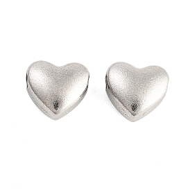 304 Stainless Steel Beads, Heart