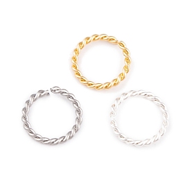 304 Stainless Steel Qulck Link Rings, Twisted Ring