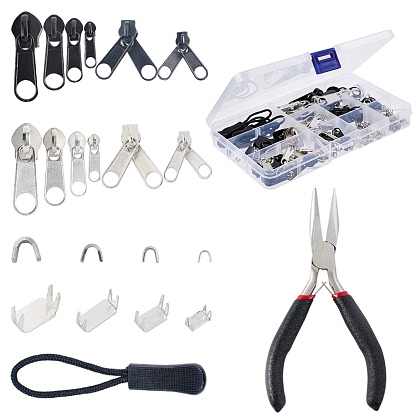 Garment Accessories, Zipper Puller, with Carbon Steel Flat Nose Pliers