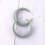 Boucles d'oreilles minimalistes en résine acrylique en forme de C, bijoux d'oreille uniques