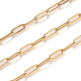 304 chaînes de trombones en acier inoxydable, chaînes de câble allongées étirées, soudé, avec bobine