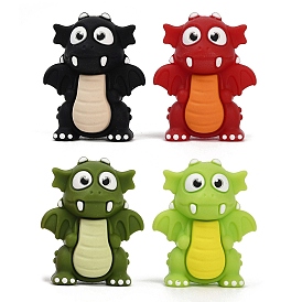 Пищевые силиконовые фокальные бусины динозавра, DIY уход за ожерельем