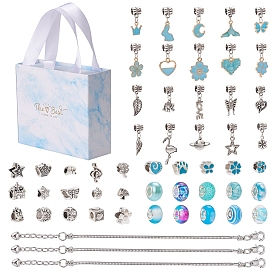 Европейские бусины из сплава и сплава с эмалью и смолой в тибетском стиле, латуни европейский браслет стиль делает, бусины с большим отверстием