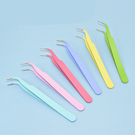 Stainless Steel Tweezers, Bend Head