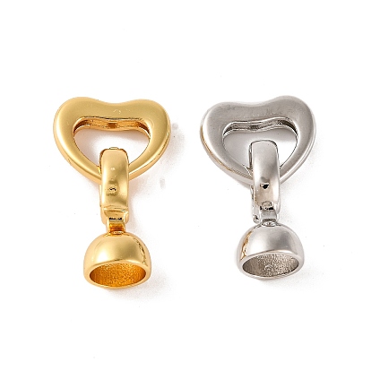 Латунь раз по сравнению с застежками, без кадмия, без никеля и без свинца, сердце