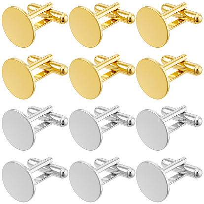 20 шт. 2 цвета стойки покрытие латунные манжеты пуговицы, фурнитура запонки, аксессуары для одежды