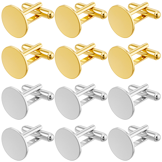 20 шт. 2 цвета стойки покрытие латунные манжеты пуговицы, фурнитура запонки, аксессуары для одежды