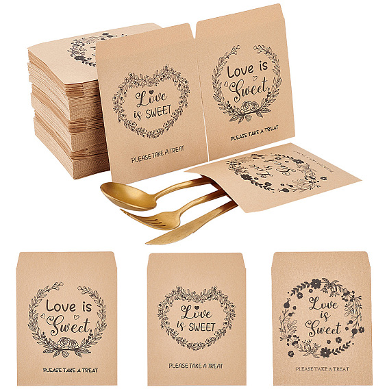 210шт 3 стиль бумажные конверты для файлов, слово любовь это сладкий карман для файлов
