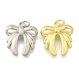 Латунные подвески, бантом прелести, долговечный, с целью перехода в кольце, без свинца и без кадмия, стойки покрытие