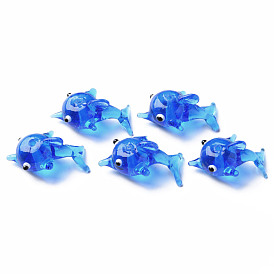 Handmade Lampwork Beads, Dolphin