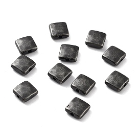 316 Surgical Stainless Steel Beads, Square