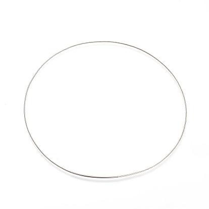 316 нержавеющая сталь проволока ожерелье шнур DIY ювелирные изделия решений, с латунной магнитной застежкой