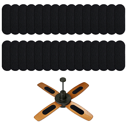 30Pièces de filtre à air en coton et charbon actif pour ventilateur de plafond, avec dos adhésif 30pcs