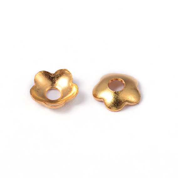 Cooper Bead Cap, Flower