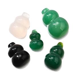 Природные кабошон агата, покрасил и подогрел, тыква форма