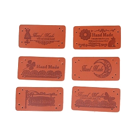 Прямоугольные этикетки из искусственной кожи, для джинсов своими руками, , обуви, аксессуары для шляп