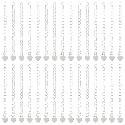 60шт. стойка покрытие латунь удлинитель цепи бордюра, концевые цепи с каплей в виде сердца