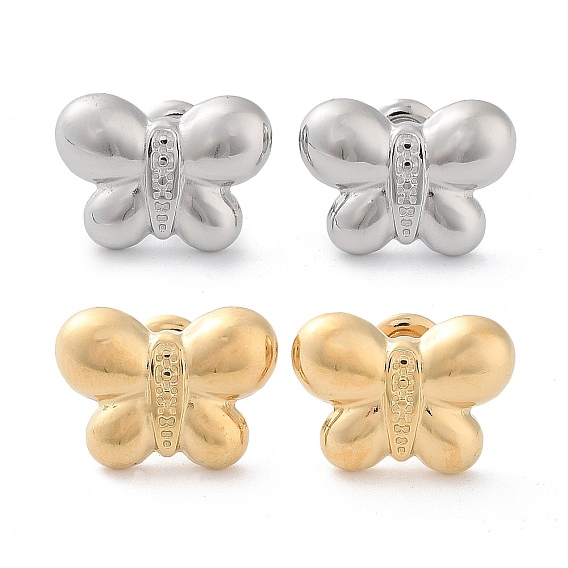 304 из нержавеющей стали серьги, бабочка