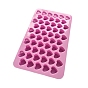 Heart DIY Silicone Molds, Fondant Molds, for Ice, Chocolate, Candy, UV Resin & Epoxy Resin Craft Making, 55 Cavities
