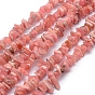 Natural Rhodochrosite Beads Strands, Grade A, Chip
