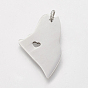 201 Stainless Steel Pendants, Map of Maine