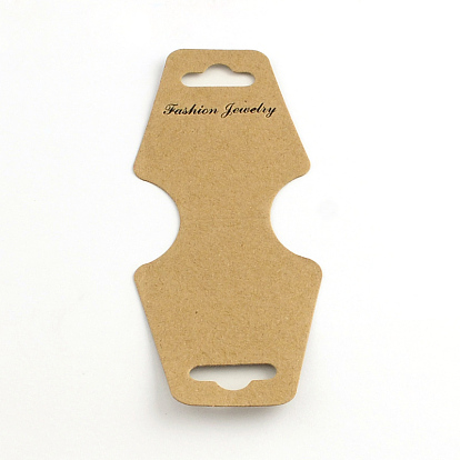 Cardboard Display Cards, Used For Necklace, Bracelet and Mobile Pendant