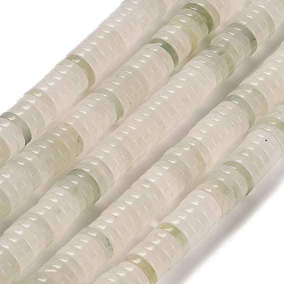 Природного кварца нитей бисера, диск, Heishi бусы