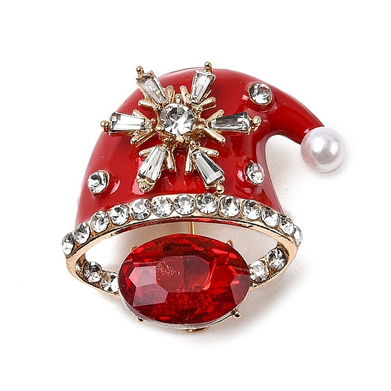 Рождественские эмалевые булавки, штыри отворотом сплава горного хрусталя для одежды рюкзака, Рождество шляпе