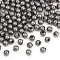 Spacer бисер железа, круглые, 4 мм, отверстие : 1.5 мм