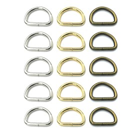 D buckle metal accessories silver small D buckle D ring bronze color clothing adjustment D buckle 100pcs/pack