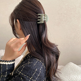 Geometric Hair Clip for Kids - Matte, Invisible, Mini, Bathing, Hair Styling Tool.