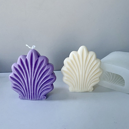 Food Grade DIY Silicone Candle Molds, for Candle Making, Shell