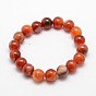 Natural Striped Agate/Banded Agate Stretchy Bracelets
