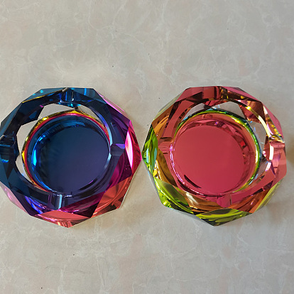 Кварцевая пепельница, украшение стола в домашнем офисе, восьмиугольник