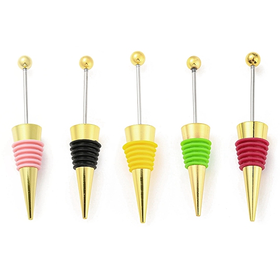 Пробка для красного вина из бисера своими руками, силиконовая пробка для бутылки, конус