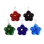 Handmade Lampwork Pendants, Flower Charms