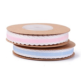 Lace Edge Ribbon, Polycotton Ribbon, for Gift Packaging