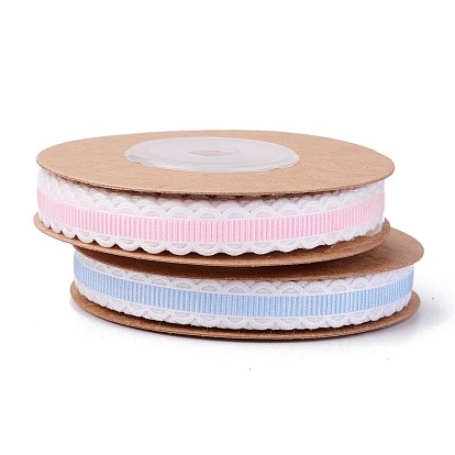 Lace Edge Ribbon, Polycotton Ribbon, for Gift Packaging