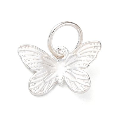 925 подвески-бабочки из стерлингового серебра, с прыжковых колец