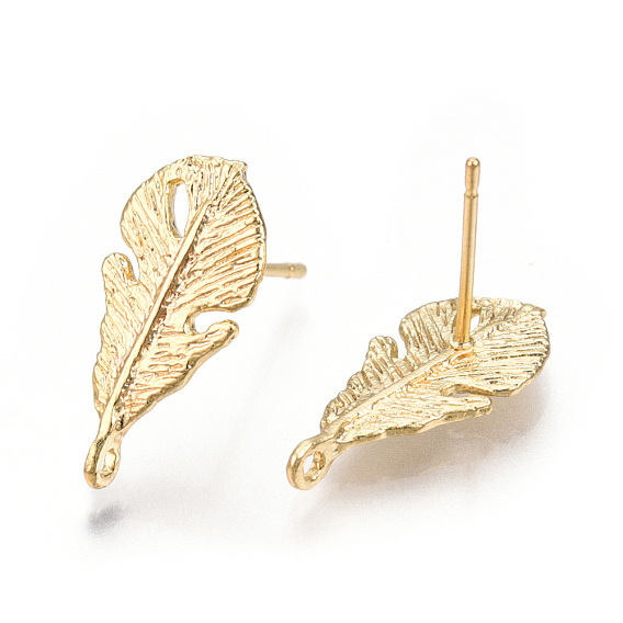 Изделия из латуни, с петлей, долговечный, реальный 18 k позолоченный, без кадмия, без никеля и без свинца, лист