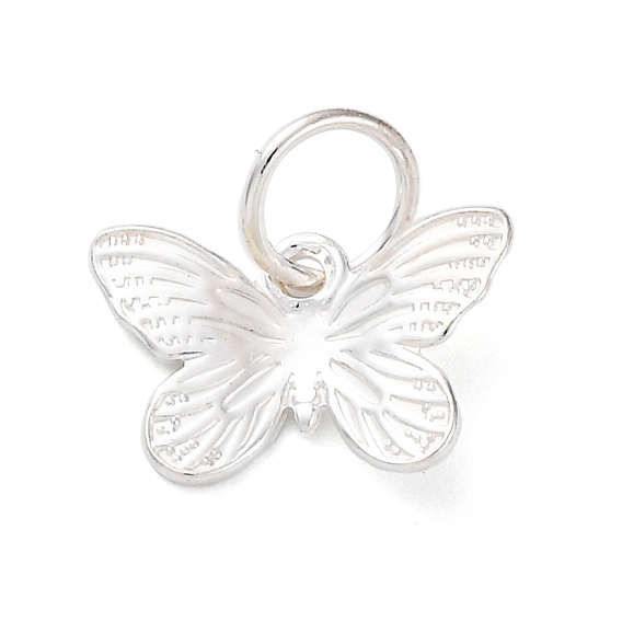925 подвески-бабочки из стерлингового серебра, с прыжковых колец