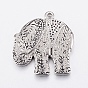 304 Edelstahl Anhänger, Elefant